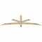 Ekena Millwork Alberta Rough Sawn Timber Gable Bracket, Douglas Fir, 96"W x 24"H x 4"D x 4"F, 6/12 Pitch GBW096X24X0404ALB00RDF - alternate 1
